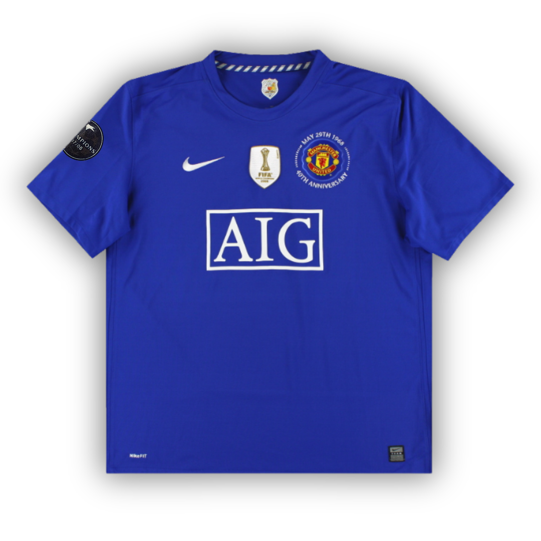 2008 09 MANCHESTER UNITED THIRD SHORT SLEEVE RETRO RetroClubKits