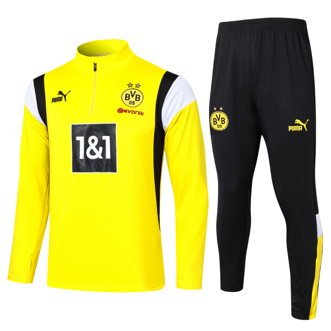 2023 24 BORUSSIA DORTMUND HOME TRAINING JACKET SET RetroClubKits