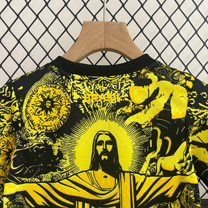 GARÇONS - 2024-25 - BRÉSIL CORCOVADO JAUNE | T-SHIRT + SHORT